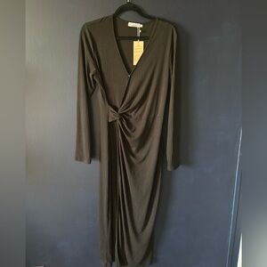 Flattering Little Black Wrap Dress